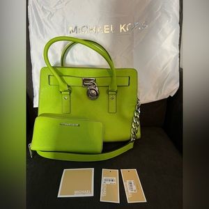 Michael Kors Satchel with Matching Wallet
